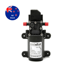 將圖片載入圖庫檢視器 12V Water Pump 6L/min 130PSI High Pressure Camping Caravan Farm Boat Marine 70W