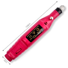 Load image into Gallery viewer, Electric nail file pedicure manicure set Rotary engraver drill Nail polisher