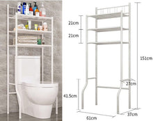 Load image into Gallery viewer, 3 Tiers Bathroom shelf Toilet Shelf Organiser