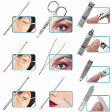 將圖片載入圖庫檢視器 19PCS Nail Clippers Manicure Set
