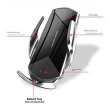 Load image into Gallery viewer, Wireless Charger Car Phone Holder