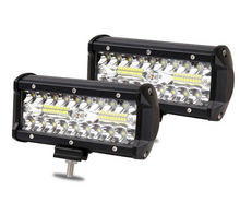 將圖片載入圖庫檢視器 2pcs 7inch LED Work Light Bar