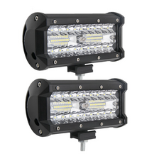將圖片載入圖庫檢視器 2pcs 7inch LED Work Light Bar