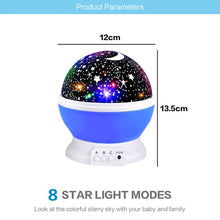 Load image into Gallery viewer, Star Light Projection Lamp Night Light