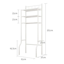 Load image into Gallery viewer, 3 Tiers Bathroom shelf Toilet Shelf Organiser