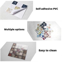 Load image into Gallery viewer, 3D Mosaic Tile Stickers Self-adhesive Waterproof 10PCS