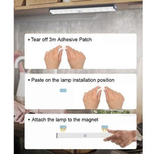 將圖片載入圖庫檢視器 LED Light Bar USB Rechargeable Motion Sensor Night Lamp Wardrobe