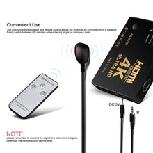 Load image into Gallery viewer, HDMI Switch Adapter Splitter 3 In 1 out