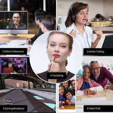 Load image into Gallery viewer, 1080P FHD Webcam USB Camera Built-in Microphone