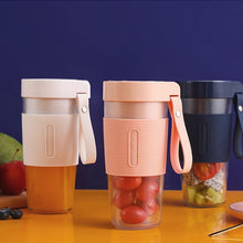 Load image into Gallery viewer, Portable Blender Juicer Mixer USB Rechargeable 350ml Blue