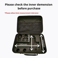 將圖片載入圖庫檢視器 Massage Gun Storage Case Portable Waterproof Carrying bag - Black