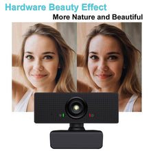 Load image into Gallery viewer, 1080P FHD Webcam USB Camera Built-in Microphone