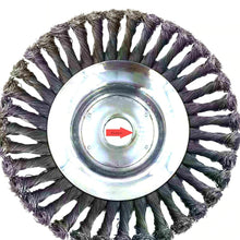 Load image into Gallery viewer, 6‘’ Steel Wire Trimmer Head Rotary Weed Wheel Brush Cutter