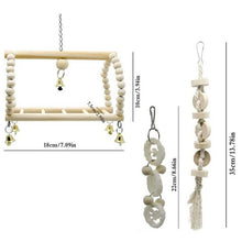 Load image into Gallery viewer, 7pcs Parrot Bird Toys Swing Ladder