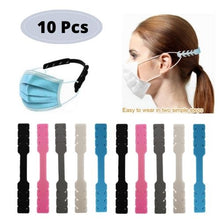 Load image into Gallery viewer, Face Mask Extension Hook Adjustable Ear Strap - 10 pcs Pack
