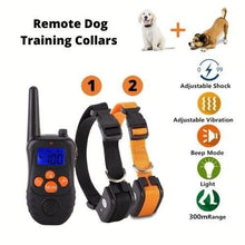 Load image into Gallery viewer, Anti Bark Dog Training Dual Collars