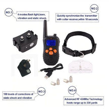 Load image into Gallery viewer, Anti Bark Dog Training Dual Collars