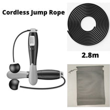 Load image into Gallery viewer, Digital Counting Cordless Jump Rope Wireless Skipping Rope