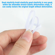 Load image into Gallery viewer, Elastic Band Rope -100Yards/6mm/White