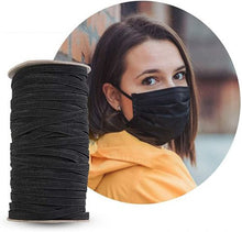 Load image into Gallery viewer, Elastic Band Rope -100Yards/6mm/Black