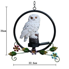 將圖片載入圖庫檢視器 Garden Decorative Solar Light Hanging Owl Shaped Outdoor Light