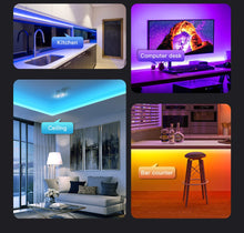 Load image into Gallery viewer, LED Light Strip 5050 RGB 5M kit Bluetooth Control