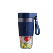Load image into Gallery viewer, Portable Blender Juicer Mixer USB Rechargeable 350ml Blue