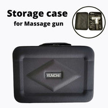 將圖片載入圖庫檢視器 Massage Gun Storage Case Portable Waterproof Carrying bag - Black