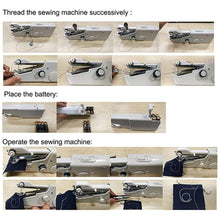 Load image into Gallery viewer, Mini Handheld Sewing Machine Portable