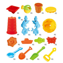 將圖片載入圖庫檢視器 Sand and Water Table Beach Toys-Dolphin 23Pcs