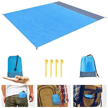 將圖片載入圖庫檢視器 Portable Beach Mat for Camping Hiking Picnic Travel