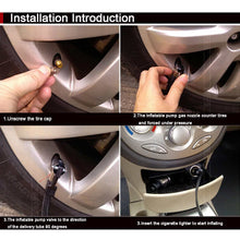 Load image into Gallery viewer, Portable 12V Air Compressor Pump Electric for Car Bicycle Motorcycle Tyre