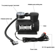 Load image into Gallery viewer, Portable 12V Air Compressor Pump Electric for Car Bicycle Motorcycle Tyre
