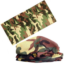 Load image into Gallery viewer, Camouflage Cycling Face Mask Bandana Riding Head Neck Warm Windproof Scarf Army Military Face Shield