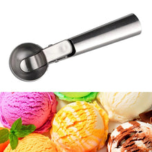 將圖片載入圖庫檢視器 Ice Cream Scoop Stainless Steel Ice Cream Spoon