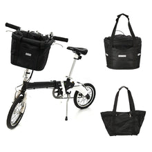Load image into Gallery viewer, Bicycle Front Basket Removable Waterproof Bike Handlebar Canvas Basket