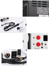 Load image into Gallery viewer, Digital Soldering Station Soldering Iron Hot Air Gun