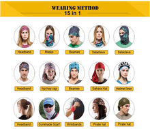 Load image into Gallery viewer, Camouflage Cycling Face Mask Bandana Riding Head Neck Warm Windproof Scarf Army Military Face Shield