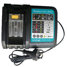將圖片載入圖庫檢視器 Li-ion Battery Charger Replacement for MAKITA 7.2V-18V DC18RC
