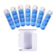Load image into Gallery viewer, Weekly 7 days 28 slot Portable Pill Box Tablet Container Organizer
