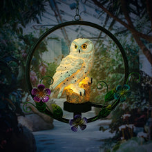 將圖片載入圖庫檢視器 Garden Decorative Solar Light Hanging Owl Shaped Outdoor Light