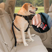 Load image into Gallery viewer, Pet Dog Seat Belt Adjustable