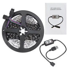 Load image into Gallery viewer, LED Strip Light 5050 RGB 1M Bluetooth controlled
