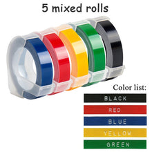 Load image into Gallery viewer, Dymo Manual Label Makers with 5 mixed tape