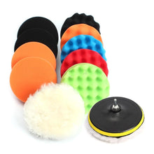 將圖片載入圖庫檢視器 11Pcs Waffle Buffer Polishing Pad Set For Car Polisher