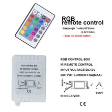 Load image into Gallery viewer, 4pcs Car RGB LED Strip Light Color Lamps With Remote