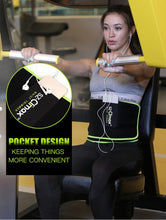 Load image into Gallery viewer, Lumbar Support Lower Back Belt Brace With Phone Pocket