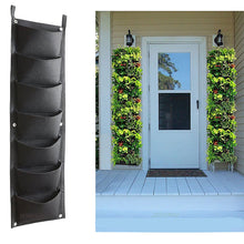 Load image into Gallery viewer, Vertical Garden Wall Hanging Planter 7 Pockets