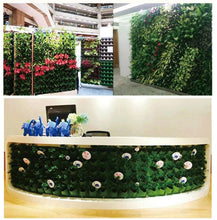 將圖片載入圖庫檢視器 64 Pockets Vertical Garden Wall Hanging Planter