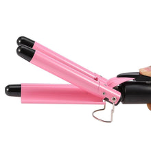 Load image into Gallery viewer, Ceramic Hair Curler Triple Barrel Styler Hair Waver